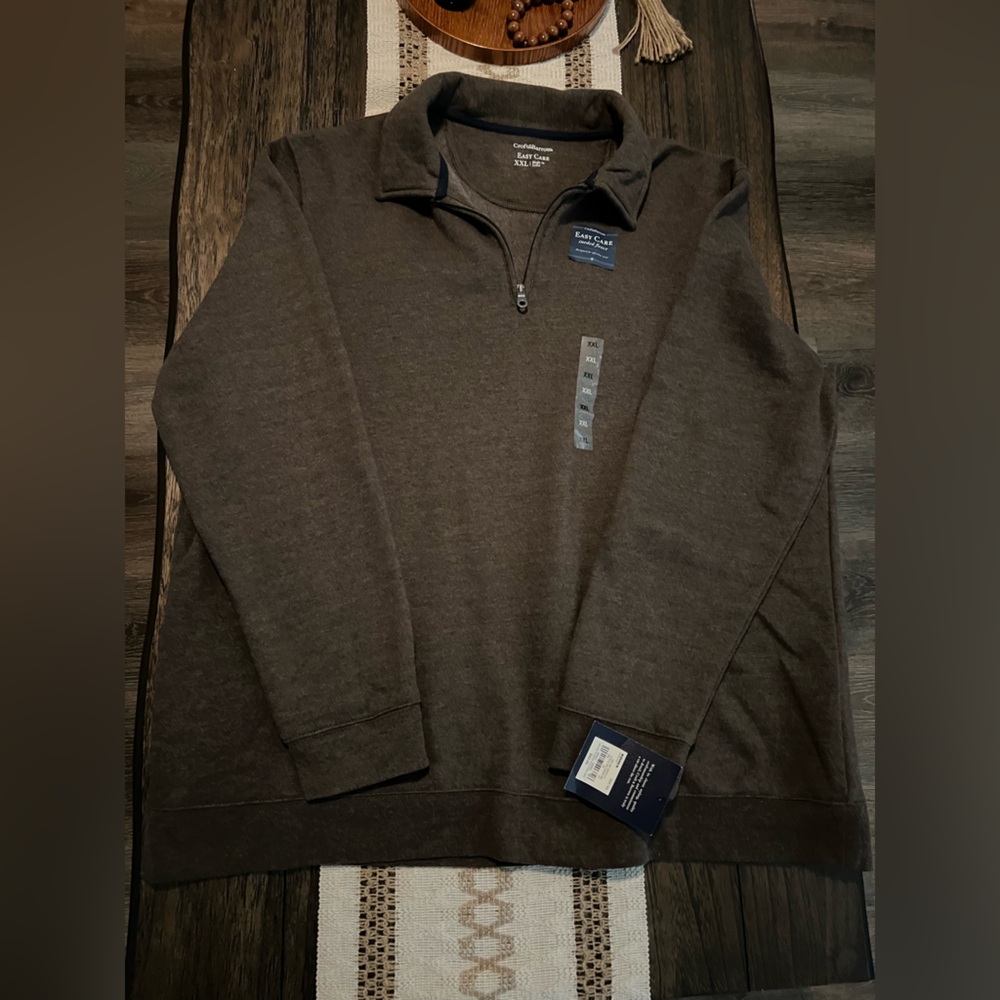 Croft & Barrow Chocolate‎ Brown Pullover